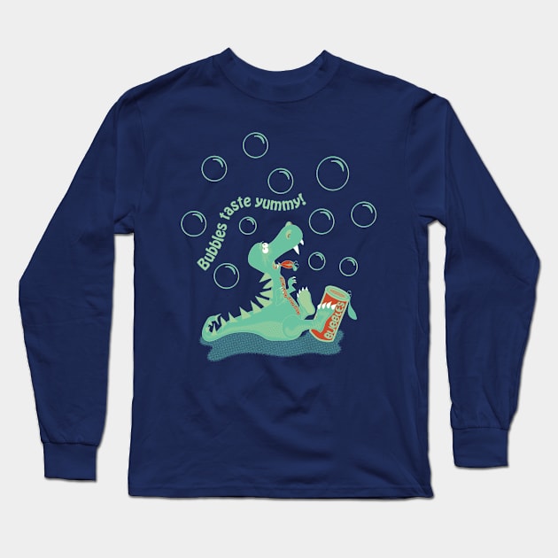 Dragon Breath Long Sleeve T-Shirt by Laura Brightwood